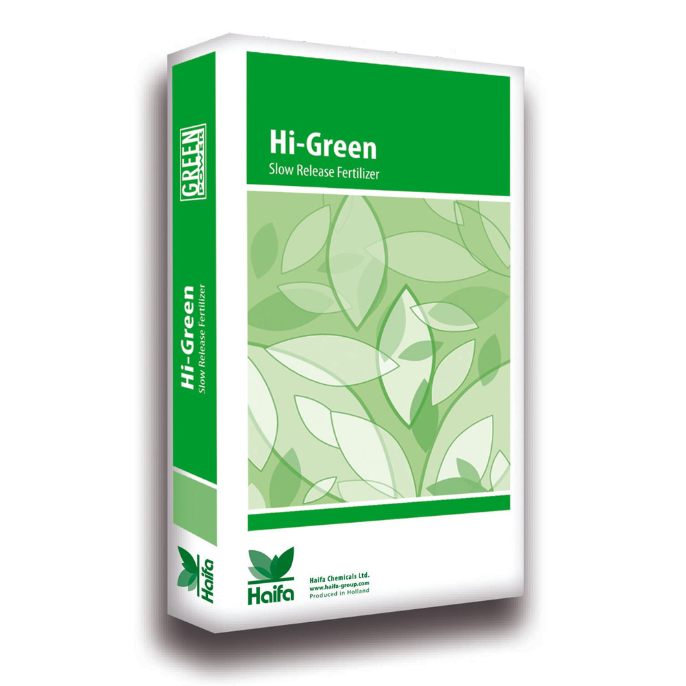 HI-GREEN 15-5-25+2MgO trávnikové hnojivo 25 kg