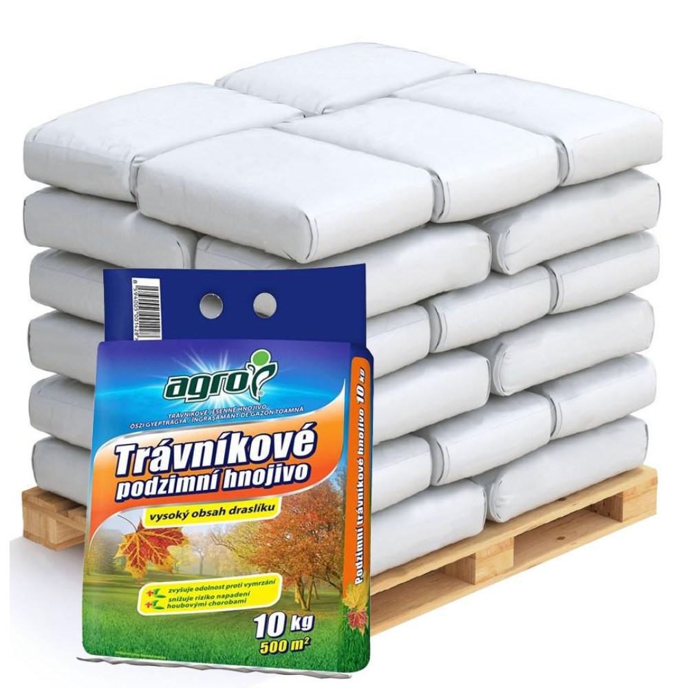 AGRO Jesenné trávnikové hnojivo Paleta 80 x 10 kg