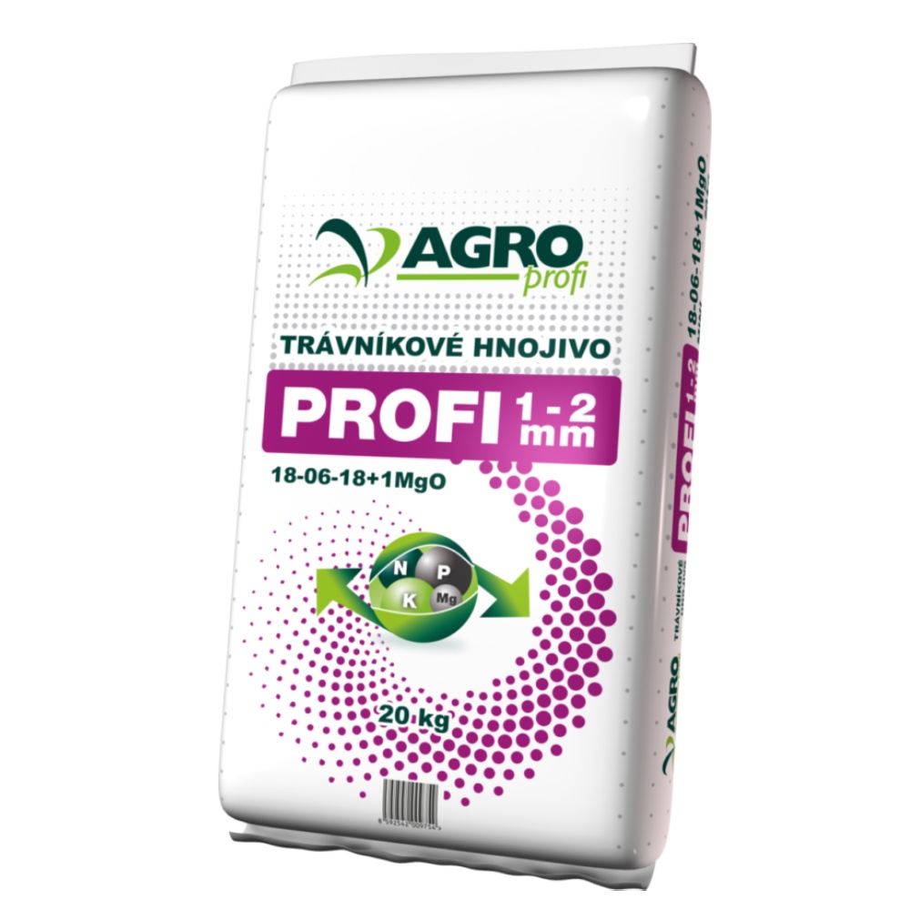 AGRO PROFI Trávnikové hnojivo mini 18-06-18+1MgO 20 kg