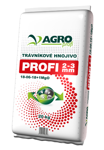 PROFI Trávnikové hnojivo 18-06-18+1MgO 20 kg (Agromix S)