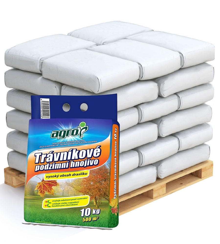 AGRO Jesenné trávnikové hnojivo Paleta 80 x 10 kg
